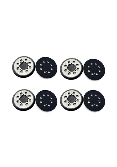 Kosona 5 İnç 8 Delikli Zımpara Pedi Seti Dwe6423 Uyumlu, Metal Tabanlı, Uzun Ömürlü Ve Pratik Kullanım