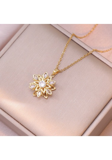 Bayan Kolye: Moda Estetiği Titanyum Çelik Kolye No.331 Çok REnkli