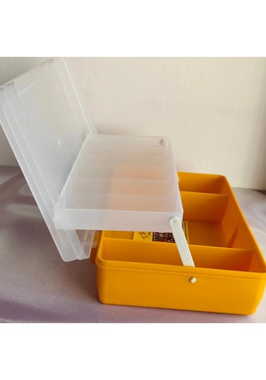 Boxplast Çeşitli Eşyalar İçin Kutu, İki Katmanlı 235x150x65mm 177220945 Gri