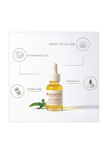Sultan Yeşil Onarıcı & Iyileştirici Cilt Serumu