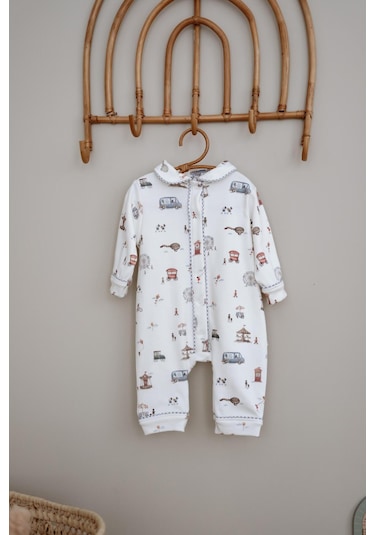 Oh La La Koala Lunapark Çıt Çıtlı Puffy Sleep Serisi Tulum Ekru