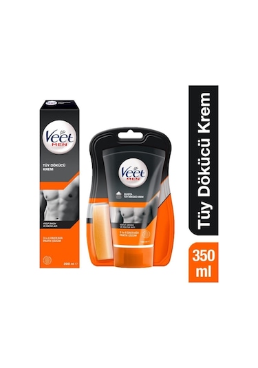 Veet Men Tüy Dökücü Krem 200 ML + Duşta Tüy Dökücü Krem 150 ML