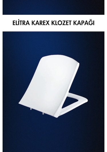 Elitra Karex Klozet Kapağı Yavaş Kapanır Amortisörlü Kapak