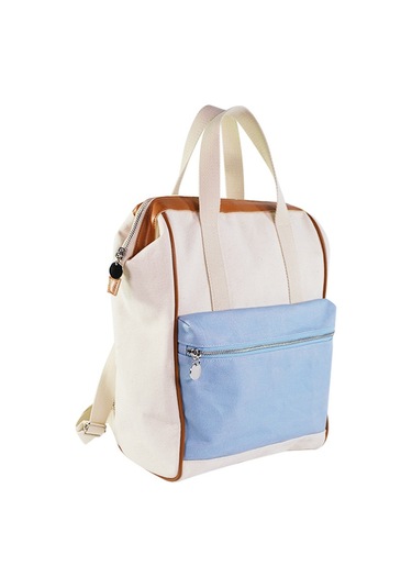 "rakuten Nakış Sınıfı Kanvas Omuz Çantı-mavi Mavi