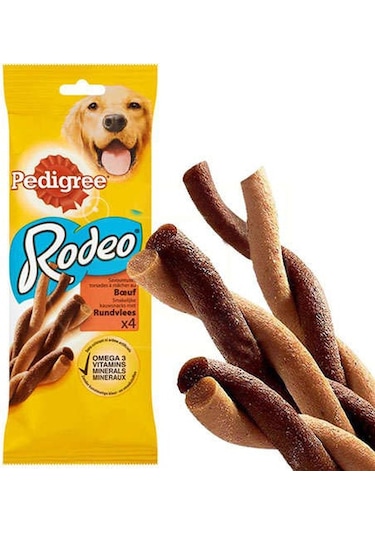 Pedigree Rodeo Sığır Etli Yetişkin Köpek Ödülü 10 x 123 G