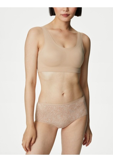Marks & Spencer 5'li Dikişsiz Short Külot Seti Bej