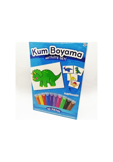 Triceratops Dinozor Kum Boyama Aktivite Seti
