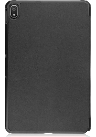 Nokia Uyumlu T20 Üç Katlı Stand İçin Koruyucu Kılıf Pu Deri + Pc Tablet Kapak