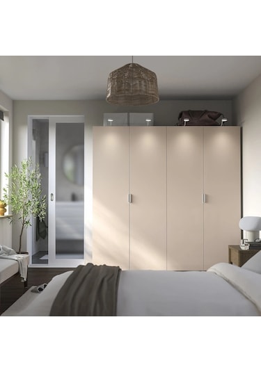 Ikea Çok Renkli Geniş Kapaklı Gardırop 200x60x201 Cm