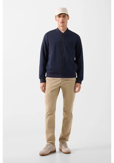 Bogner Lennox Jersey Lüks Sportif Stil, Erkek Ceket Lacivert