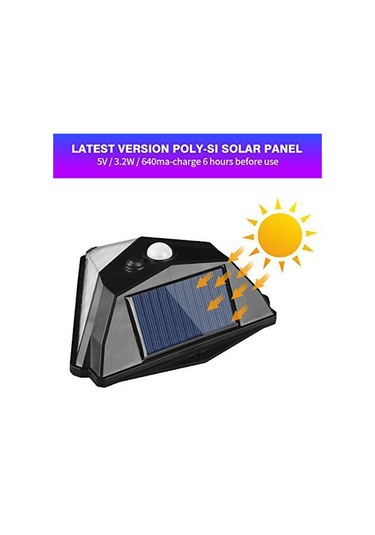 Cbtx Su Geçirmez Güneş Enerjisi Işığı 36 - Led İnsan Vücudu İndüksiyon Lambası Peyzaj Bahçe Duvar Lambası Diğer