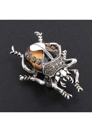 Suntek Zarif Böcek Broş Emaye Böcek Yaka Pin Rozeti Moda Takı