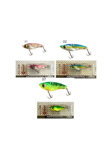 Captain Vertigal Metal Vibrasyon 10gr Lrf Suni Jig Yem