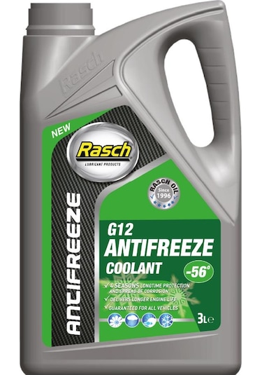 Rasch G12 Organik Radyatör Antifriz Yeşil -56 - 3 Lt.
