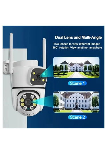 A13 Ukron 4mp Wifi Kablosuz Fullhd 360 Derece Renkli Gece Görüşlü