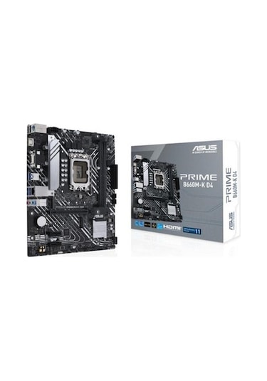 Asus Prime B660m-k D4 B660 5333 Mhz Ddr4 Lga1700 Matx Anakart