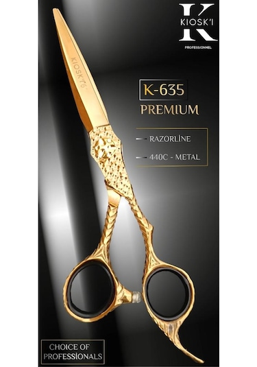 Kioski Profesyonel Premium Lüks Makas 440-c 6 Numara K-635