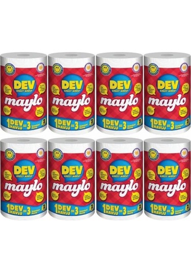 Maylo Dev Rulo Kağıt Havlu 8 Paket