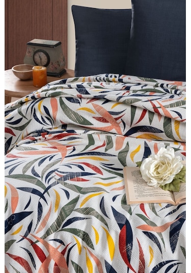Vionel Home Gökkuşağı V2 8 Farklı Desenli Pamuklu Çift Kişilik Baskılı Pike