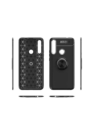 Huawei Y9 Prime 2019 Kilif Yüzüklü Magnetli Ravel Case 389753191