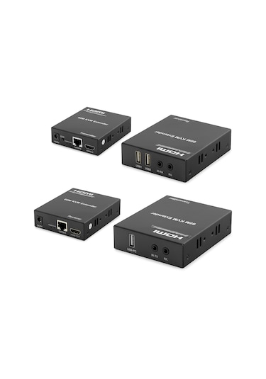 Hadron HDX1345 Hdmı Kvm Extender 60 M - Siyah