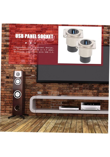 4 Pcs Usb Panel Soketi Usb Kuplör Veri Aktarımı İçin Usb Konektörü C Usb Kablosu