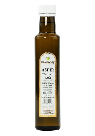 Hekimbey Aspir Tohumu Yağı 250 ML