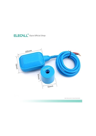 Trendooze Yüksek Sıcaklık Şamandıra Anahtarı - 3m Silika Jel Kablo, Isıya Dayanıklı