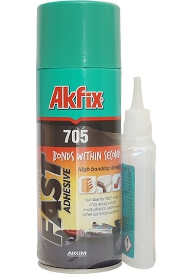 Akfix Mdf Kit 705 Universal Hızlı Yapıştırıcı 200 Ml + 50 Gr - GA060