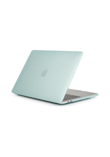 Macbook Air 13.3'' A 1466 A 1369 Kılıf Mat Doku Hardcase Kapak Açık Yeşil