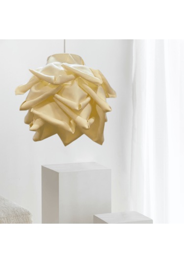 Modern Eva Gül Krem Tasarım Sarkıt Avize KREM RENK