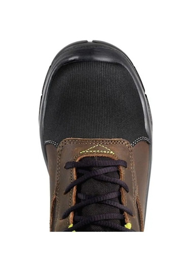 Motosiklet Yazlık Su Geçirmez Deri Ve Kumaş Korumalı Ayakkabı Kahverengi - Siyah