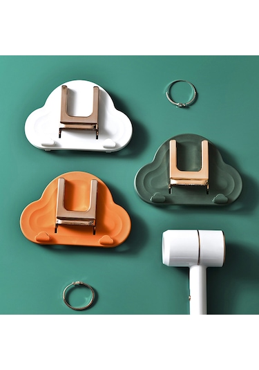 Moveevo Saç Kurutma Makinesi Tutucu Katlanabilir Duvara Monte Saç Kurutma Makinesi Askısı Saç Kurutma Makinesi Düzenleyici Saç