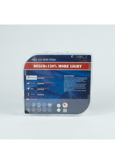 Delco U.s.a Hb3 9005 X-treme Vision +%150 Fazla Işık Far Ampulü 12 Volt