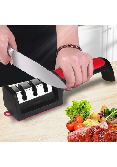 Liangmei 4-segment Mutfak Bıçağı Bileyici Ev Çok Fonksiyonlu El