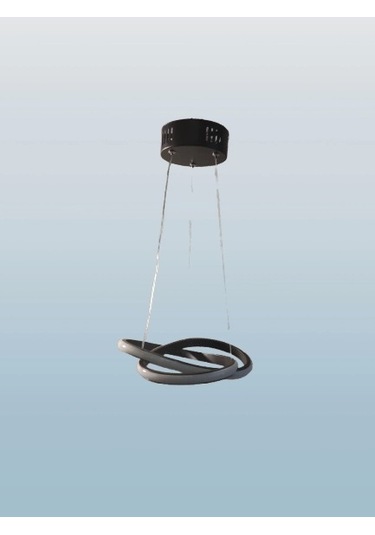 Dmr Küçük Dalga Sarkıt Led Avize Siyah Kasa Üç Renk 6500k/4000k/3000k Beyaz Ilık/beyaz/sarı Günışı Çok Renkli