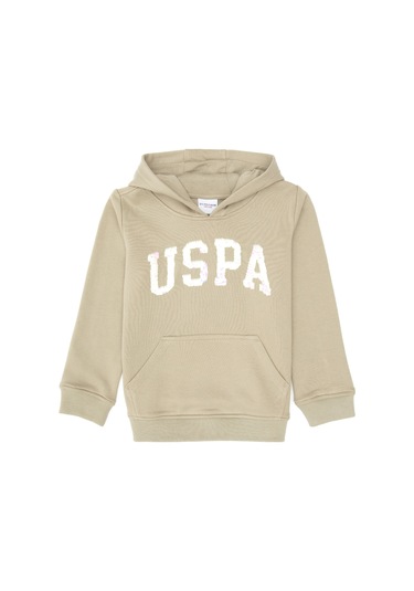 U.s. Polo Assn. Kız Çocuk Açık Haki Sweatshirt 50314312-vr183 Acık Hakı