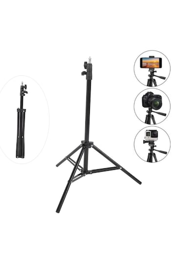Stüdyo Fotoğraf Çekimleri İçin 210 Cm Uzunluğunda Tripod