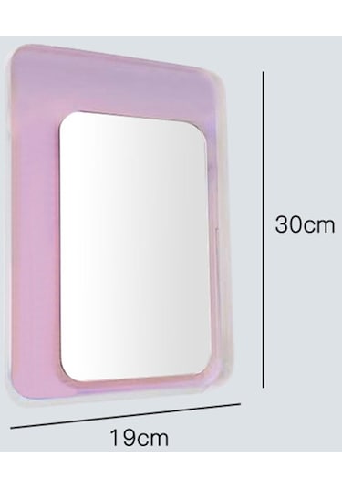 Suntek Cafe Dekorasyonu Için Makyaj Aynası Akrilik Masa