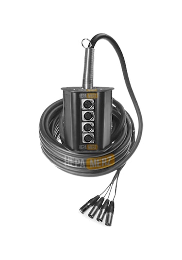 Stage-4c-20m 4 Kanal 20 Metre Multicore Kablolu Hazır Stage Box