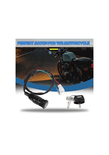 Shineyee "1985-1987 Honda Fourtrax 250 Trx250 2x4 Atv İçin Anahtarlı Kontak Açma Kapama Anahtarı"