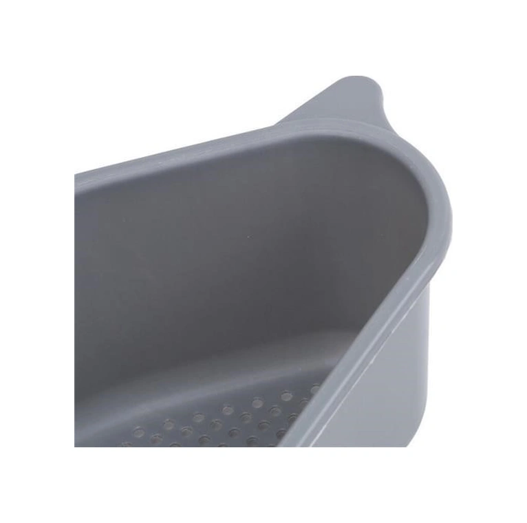 Zmc Bilişim Vantuzlu Üçgen Sebze Meyve Lavabo Raf Evye Süzgeç Sünger Tutucu Düzenleyici Mutfak Organize Çok Renkli