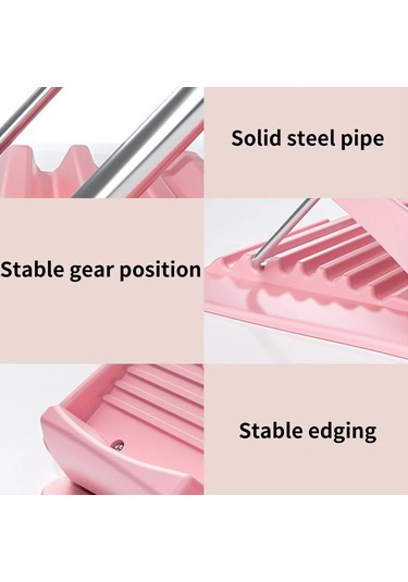 Germe Tahtası Eğimli Pedal Yalın Bacak Fitness Ekipmanları Ev Pembe