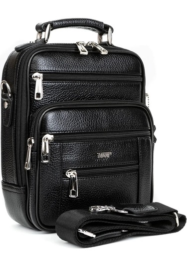 Çantachım Tabanca Bölmeli El Ve Omuz Taşıma Çantası Siyah