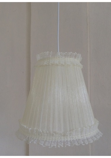 N-09 Krem Organze Yatak Odası Çocuk Ve Bebek Odası Avize Krem