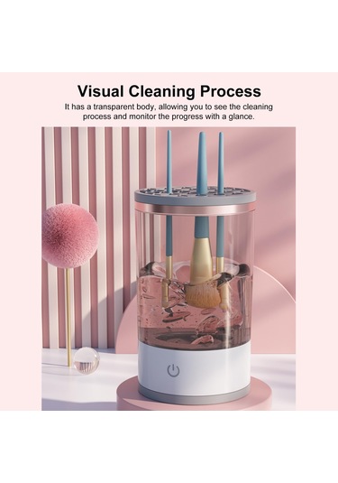 Youmaxe Elektrikli Makyaj Fırçası Temizleyici Makinesi Güzellik
