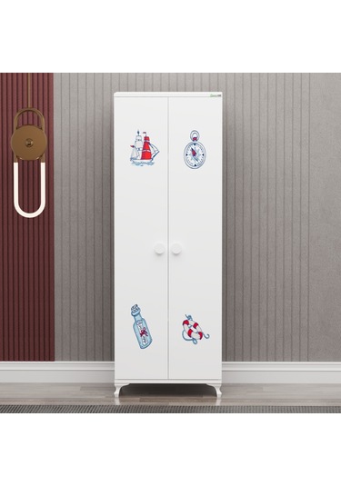 Garaj Home Yıldız 2 Kapaklı Dolap - Denizci