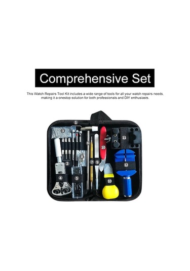 Ebitda 147 Parça Saat Tamir Seti, Saat Arka Kapak Açıcı, Pil Değiştirme Aracı, Profesyonel Saatçi Kiti