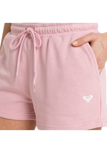 Roxy Surf Stoked Short Terry Mze0 Pembe