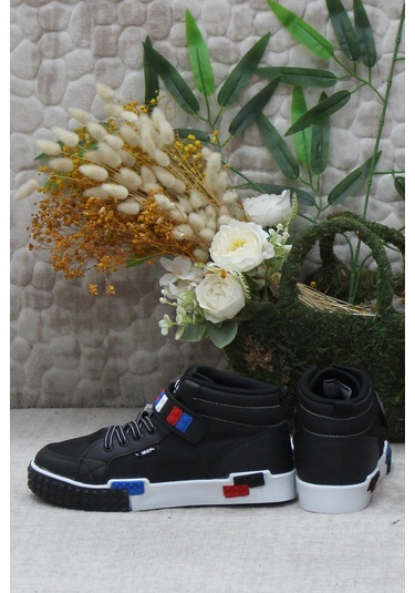 M.p 242 3308 Siyah Rahat Kısa Boğazlı Kız Çocuk Ayakkabı 001